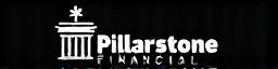 Pillarstone Financial Logo in white for the footer.